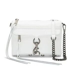 Rebecca Minkoff White Leather Crossbody Bag